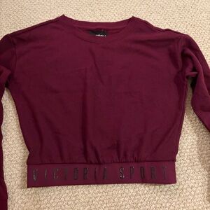 Victoria Sport Burgundy Crewneck Sweatshirt